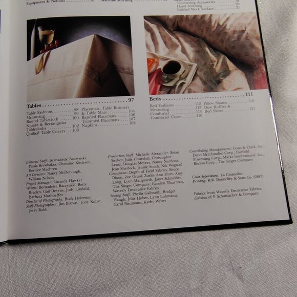 Singer Sewing For The Home Hardcover Book 1984 Sewing Reference Library - Picture 15 of 16